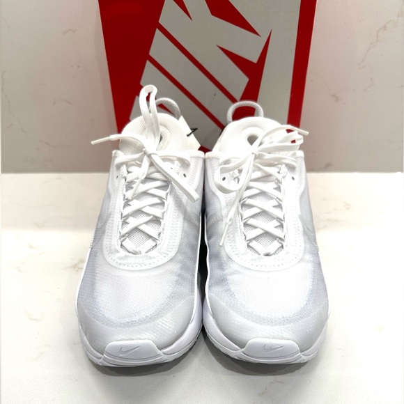 SOLD - Nike Air Max 2090 "Triple White" Sneakers - Picture 9 of 10